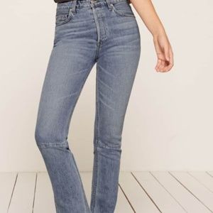 Reformation Petites Brooke High Straight Jean